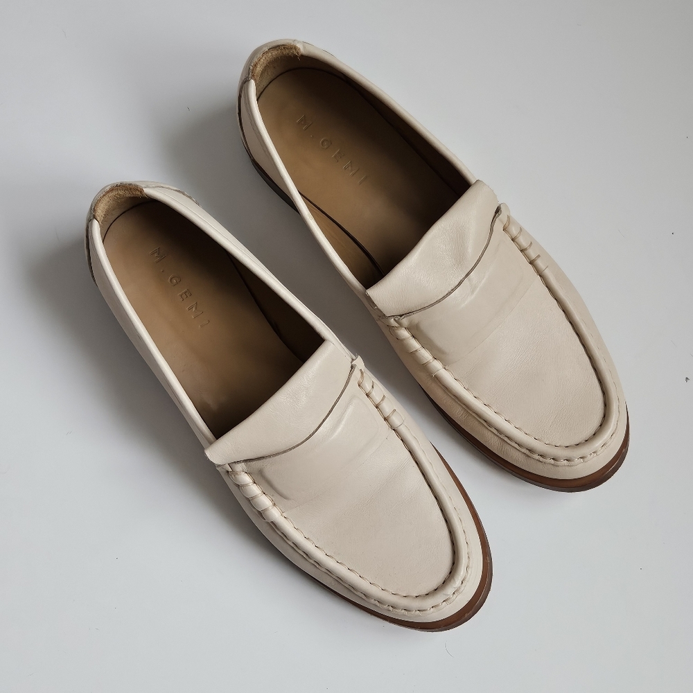 M. Gemi Mirabella leather loafers